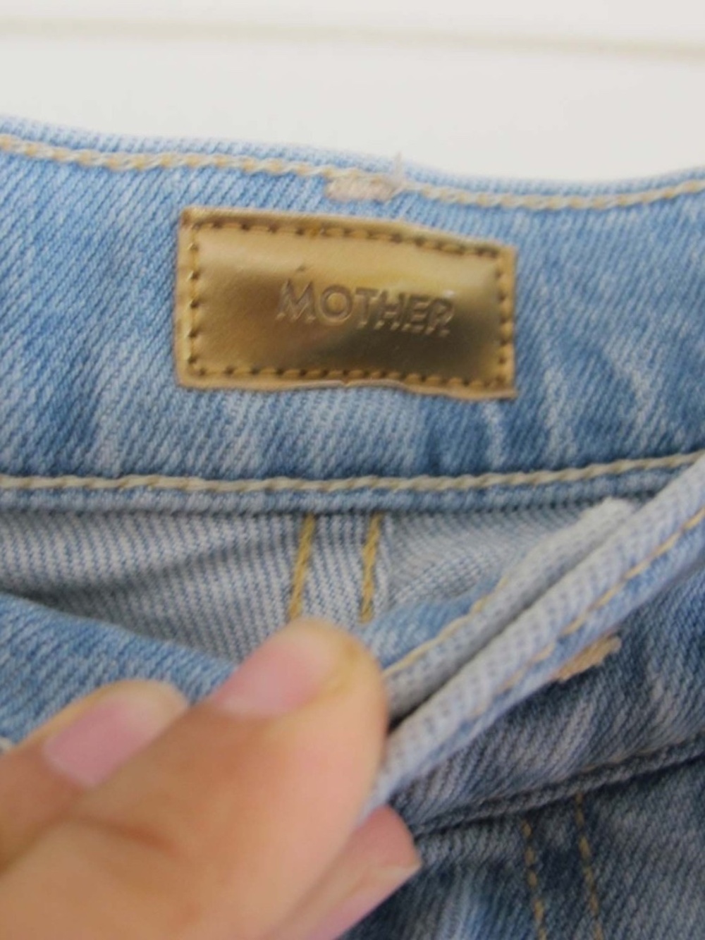 MOTHER Denim Jeans 27 Lil Lasso Sneak Ivy League Cowboy - Picture 5 of 5